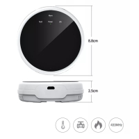 Home-locking WiFi gas-detector met bediening via Smart Life APP werkt met Alexa en Google spraaksturing. T-2022